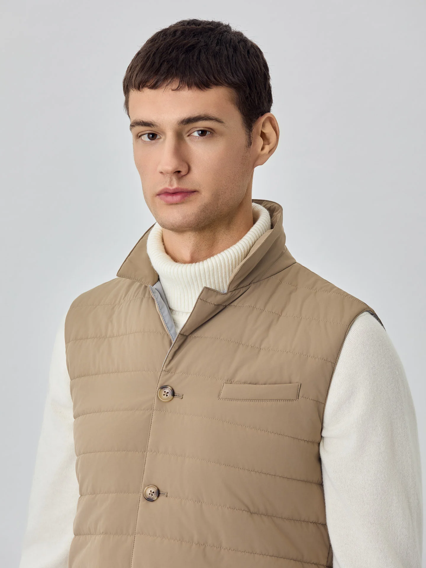 Lightweight Padded Down Vest - Image 3