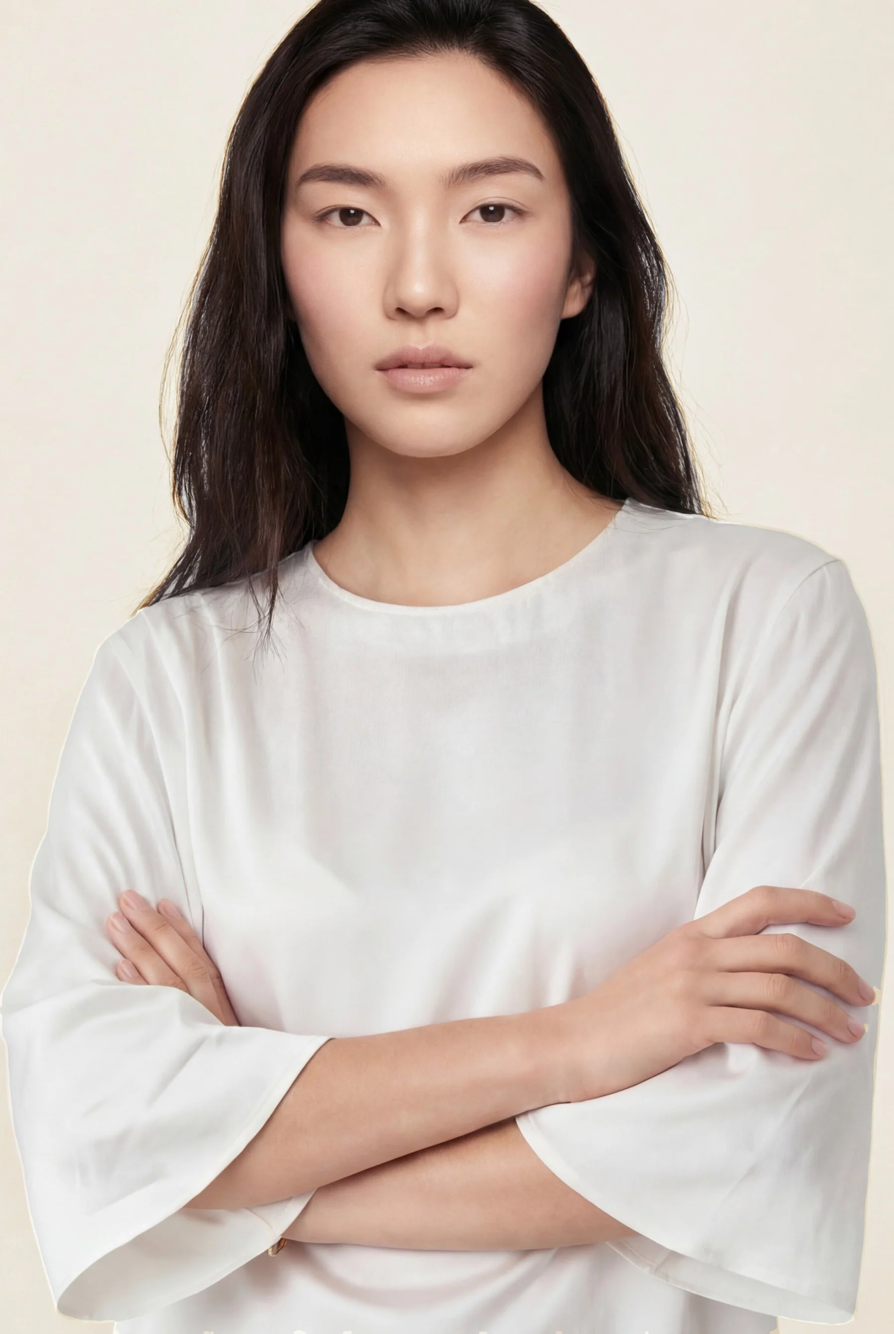 Regular Fit Blouse In Rayon And Viscose Blend With Shoulder Pleats - Image 7