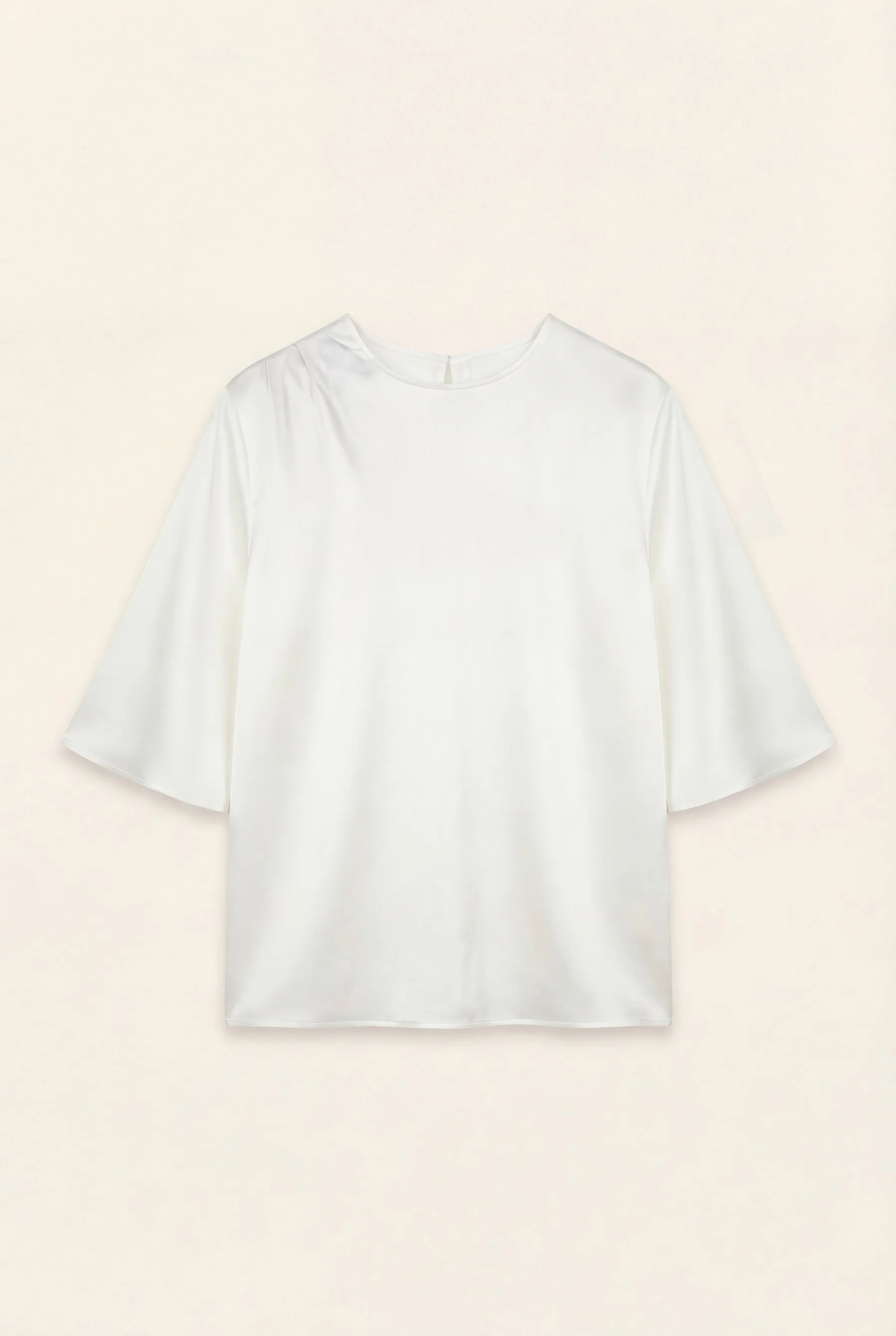 Regular Fit Blouse In Rayon And Viscose Blend With Shoulder Pleats - Image 9
