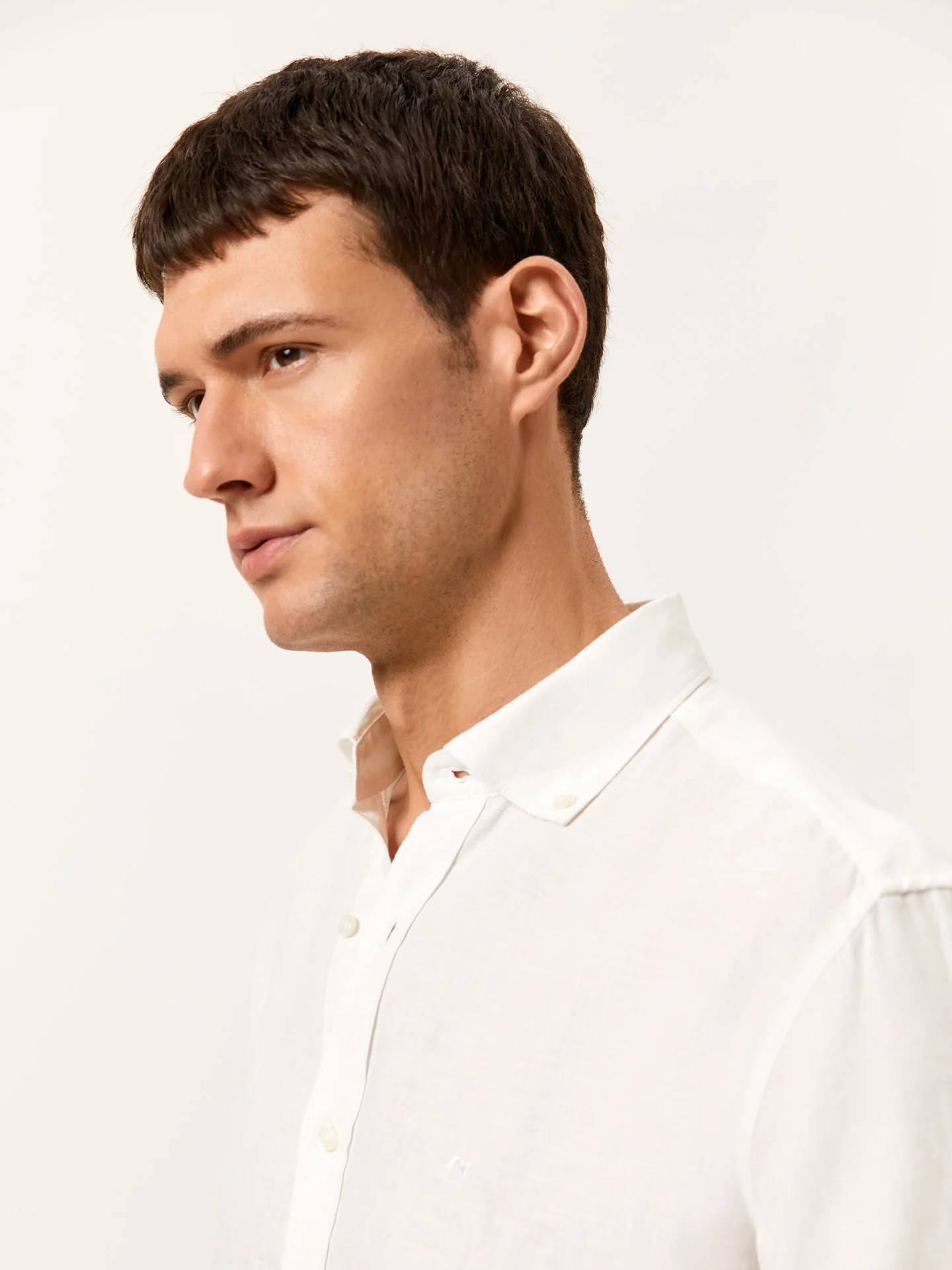 Regular Fit Shirt in 100% Linen - Image 3