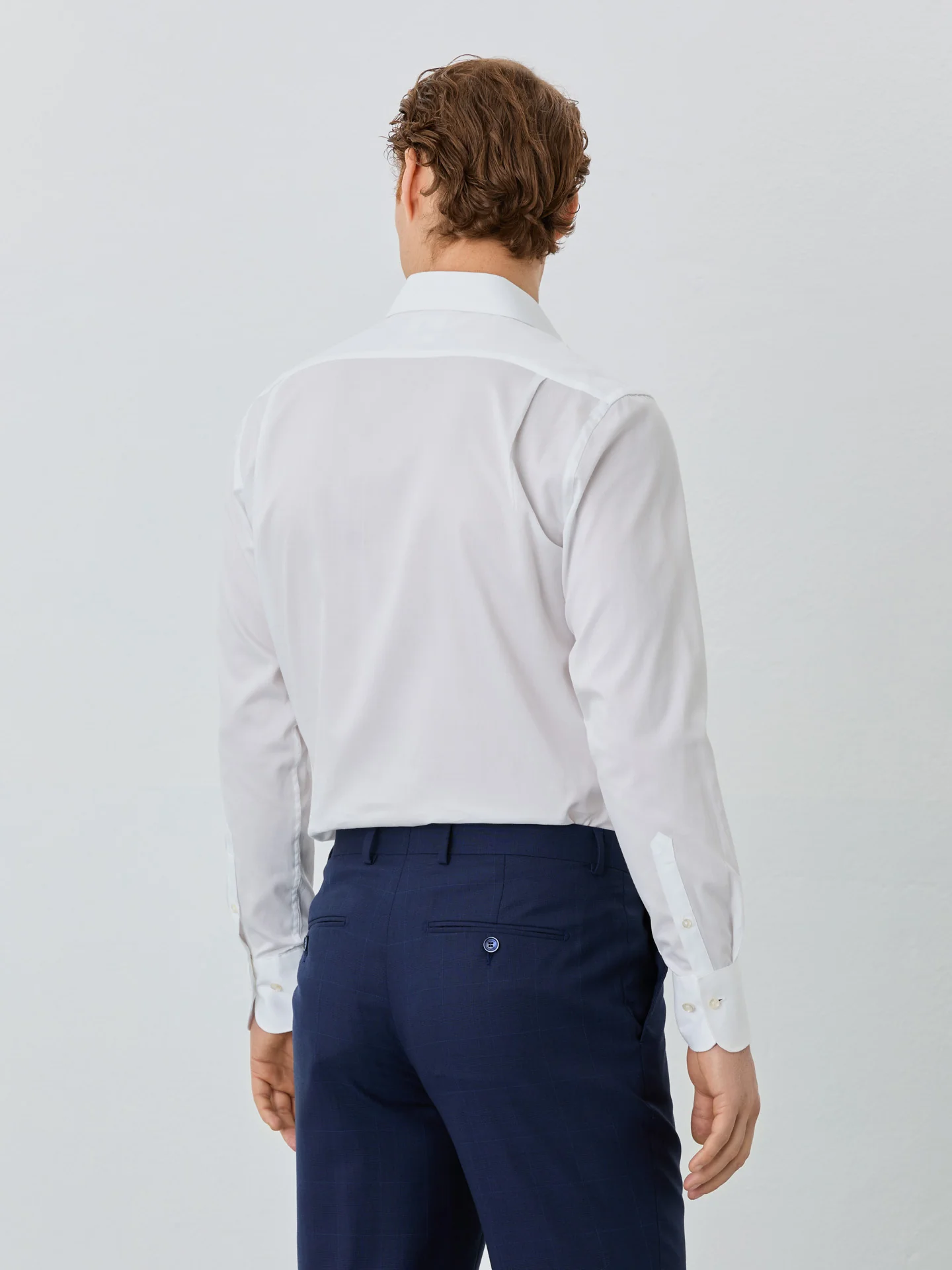 Regular Fit Shirt With Oxford Collar In Cotton - Image 3
