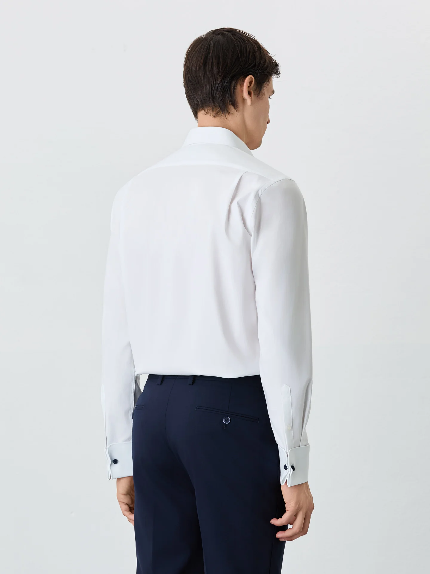 Regular Fit Shirt With Oxford Collar In Cotton Blend - Image 6