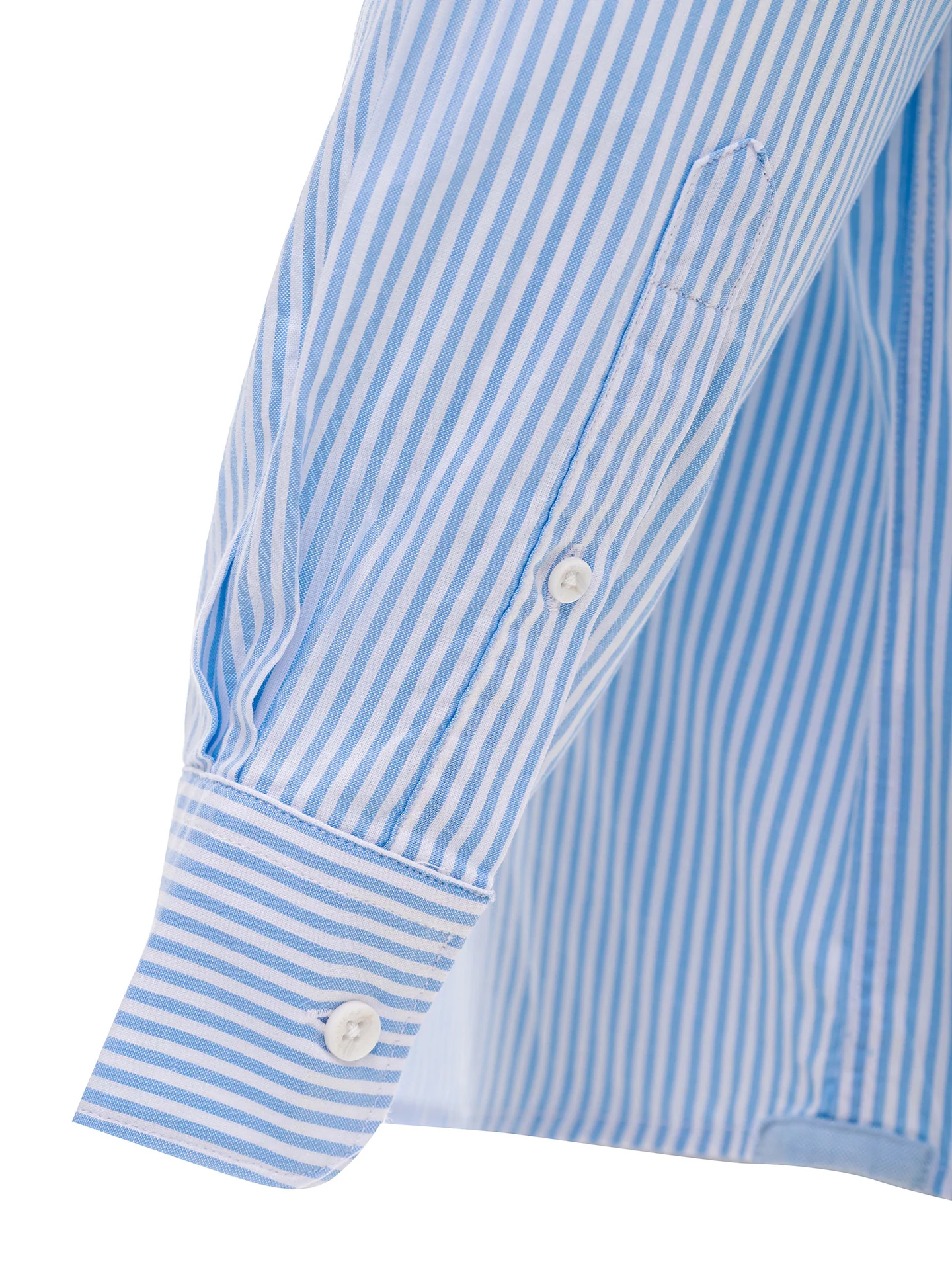 Regular Fit Striped Oxford Shirt in 100% BCI Cotton - Image 4