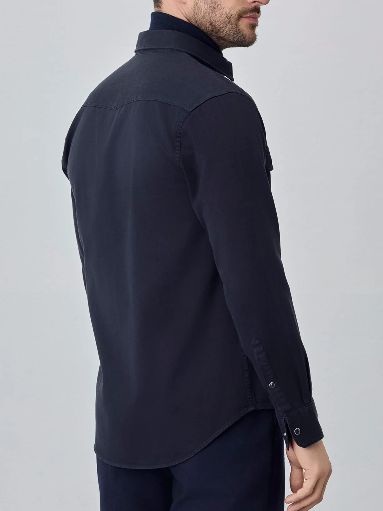 Relaxed fit western twill shirt - Image 3