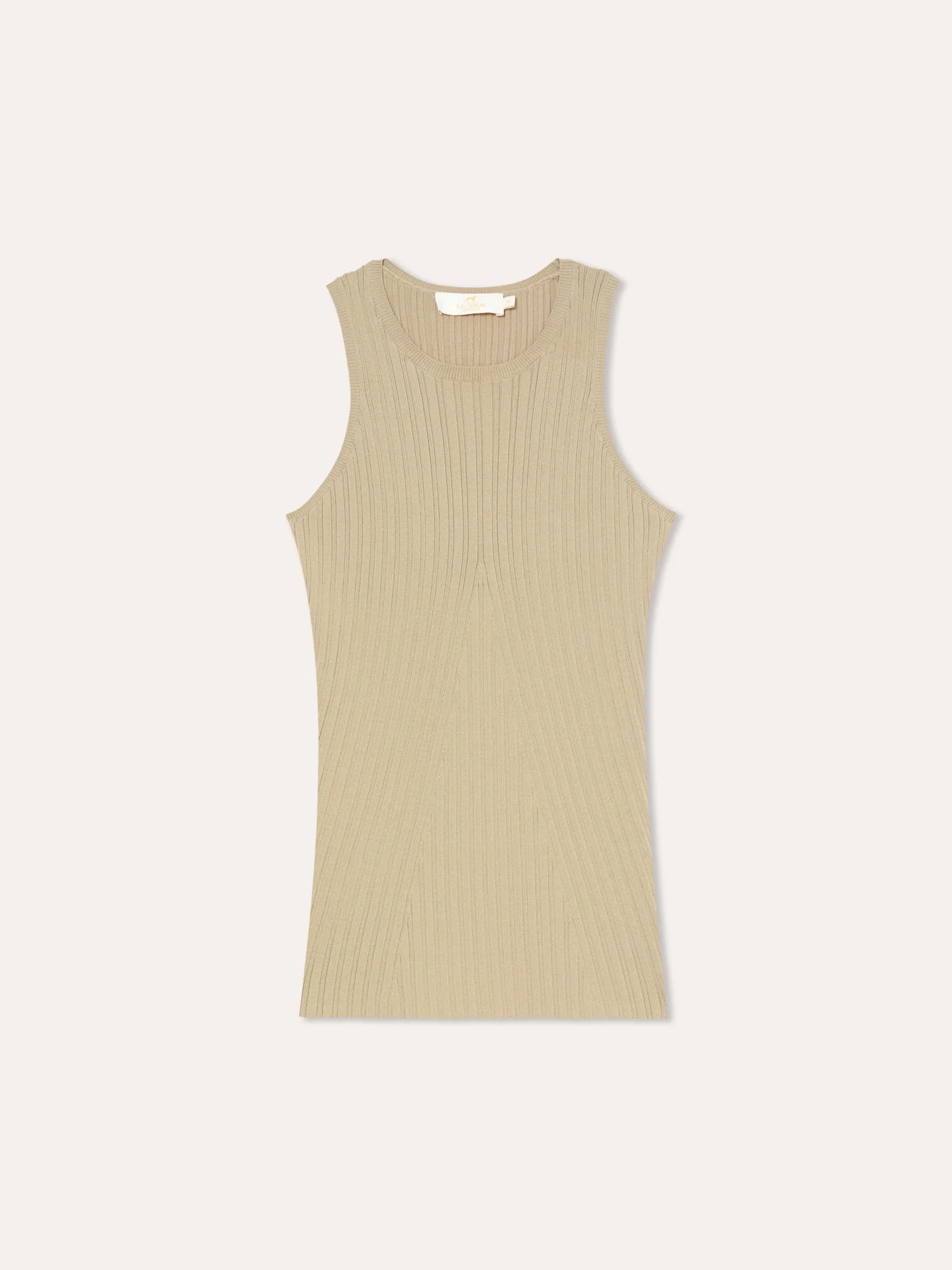 Ribbed Tank Top In Viscose & Nylon Blend - Image 16
