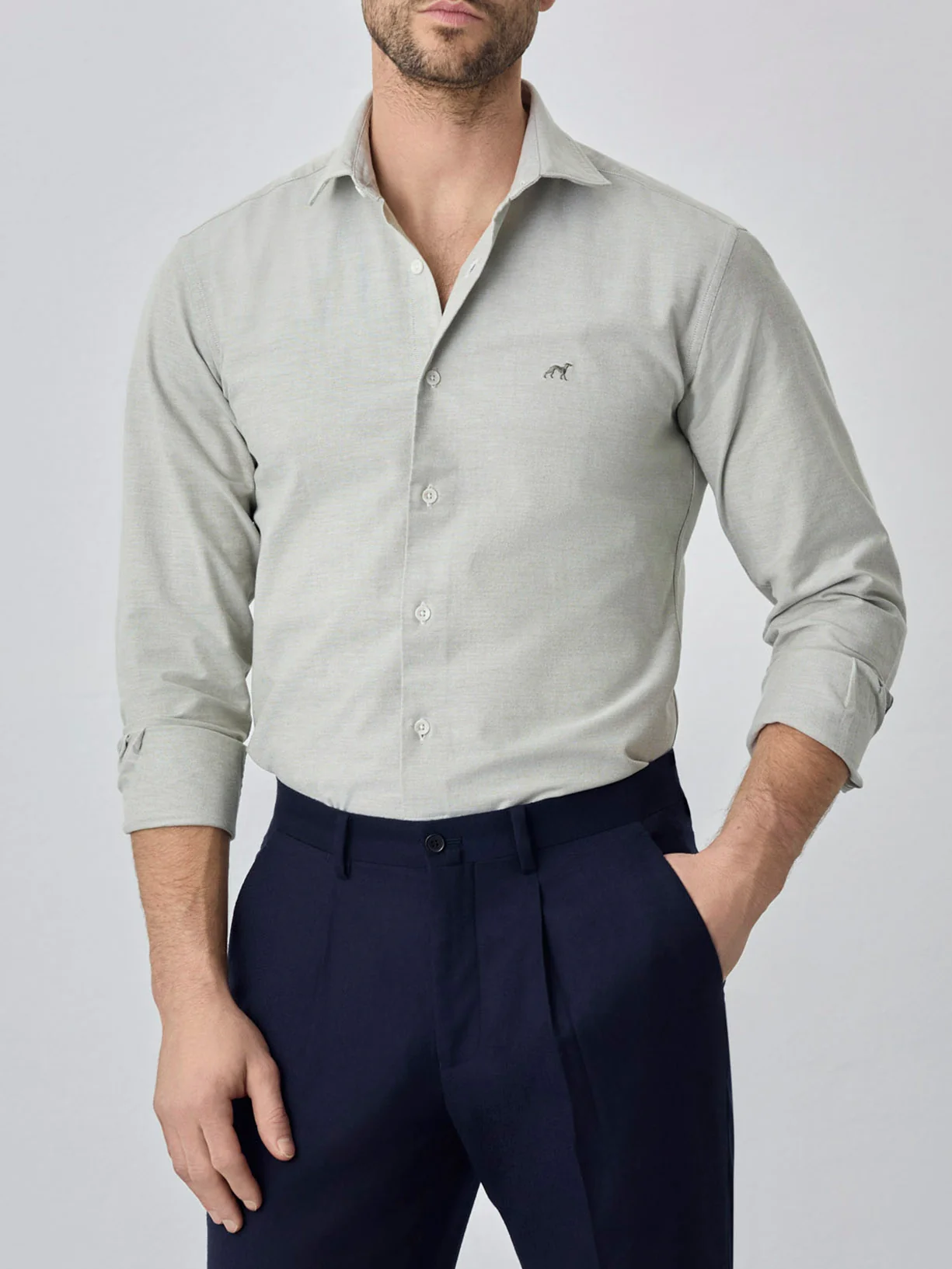 Slim fit oxford shirt - Image 8