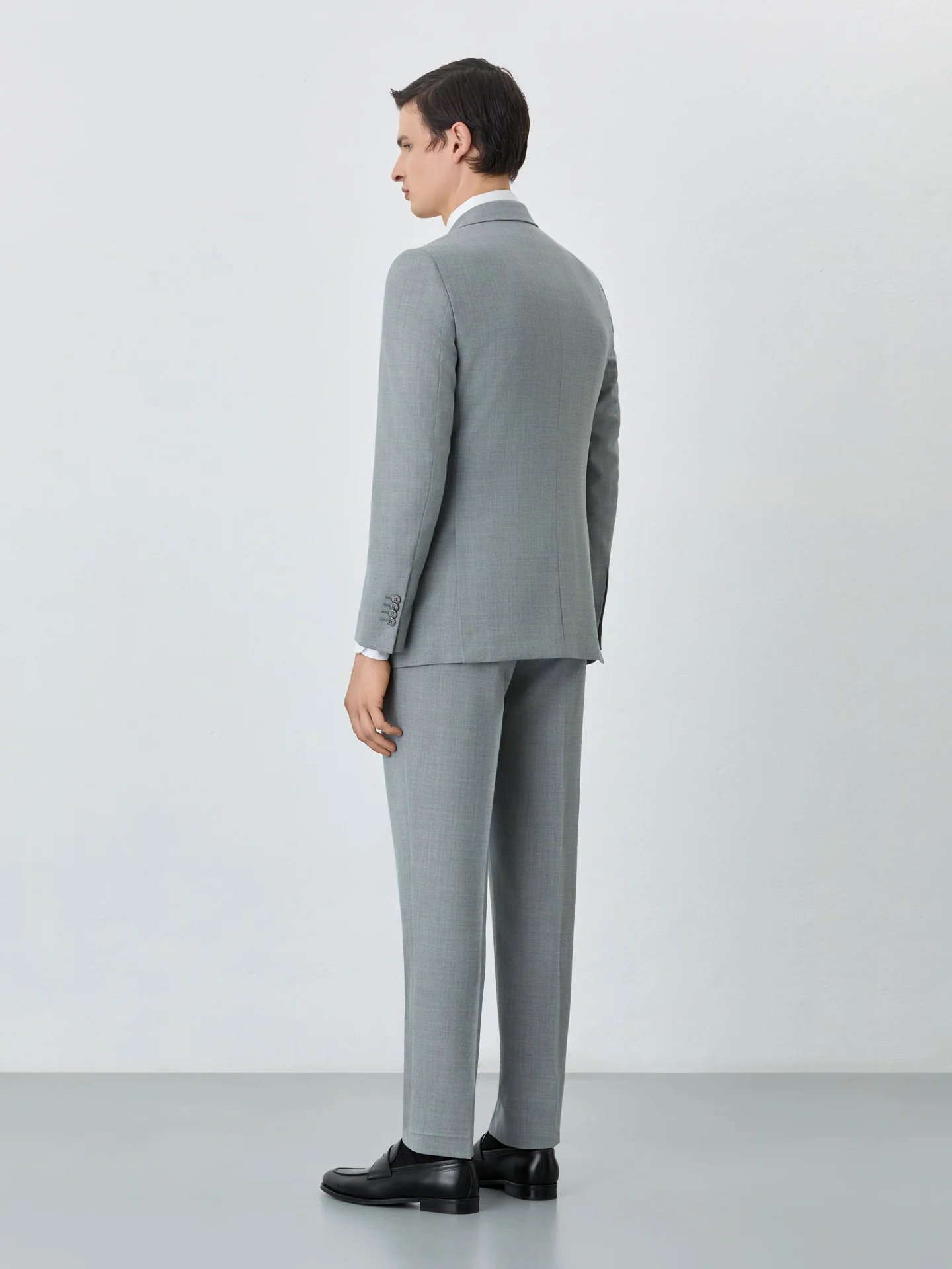 Slim Fit Premium Suit In Wool - Image 3