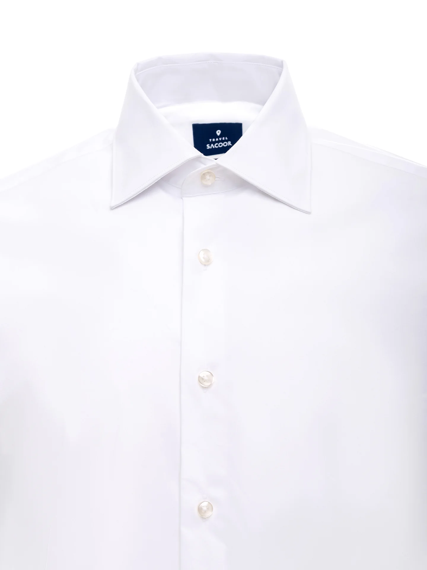 Slim Fit Travel Poplin Shirt in Comfort Cotton - Image 4