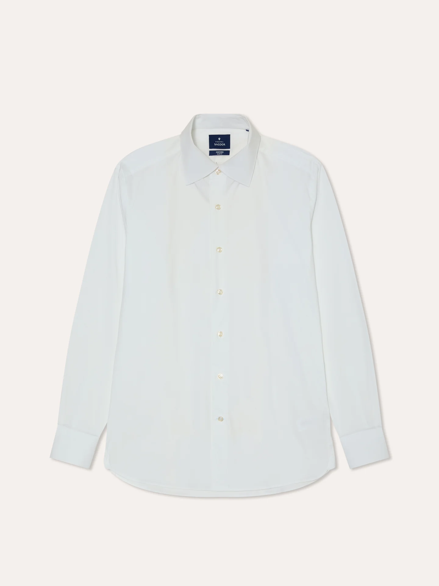 Slim Fit Travel Poplin Shirt in Comfort Cotton - Image 6