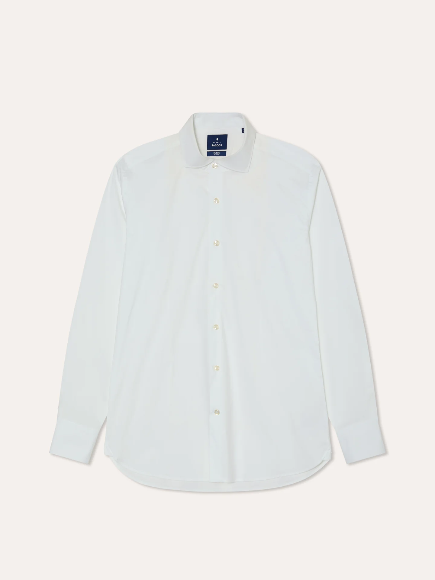 Slim Fit Travel Poplin Shirt in Comfort Cotton - Image 6