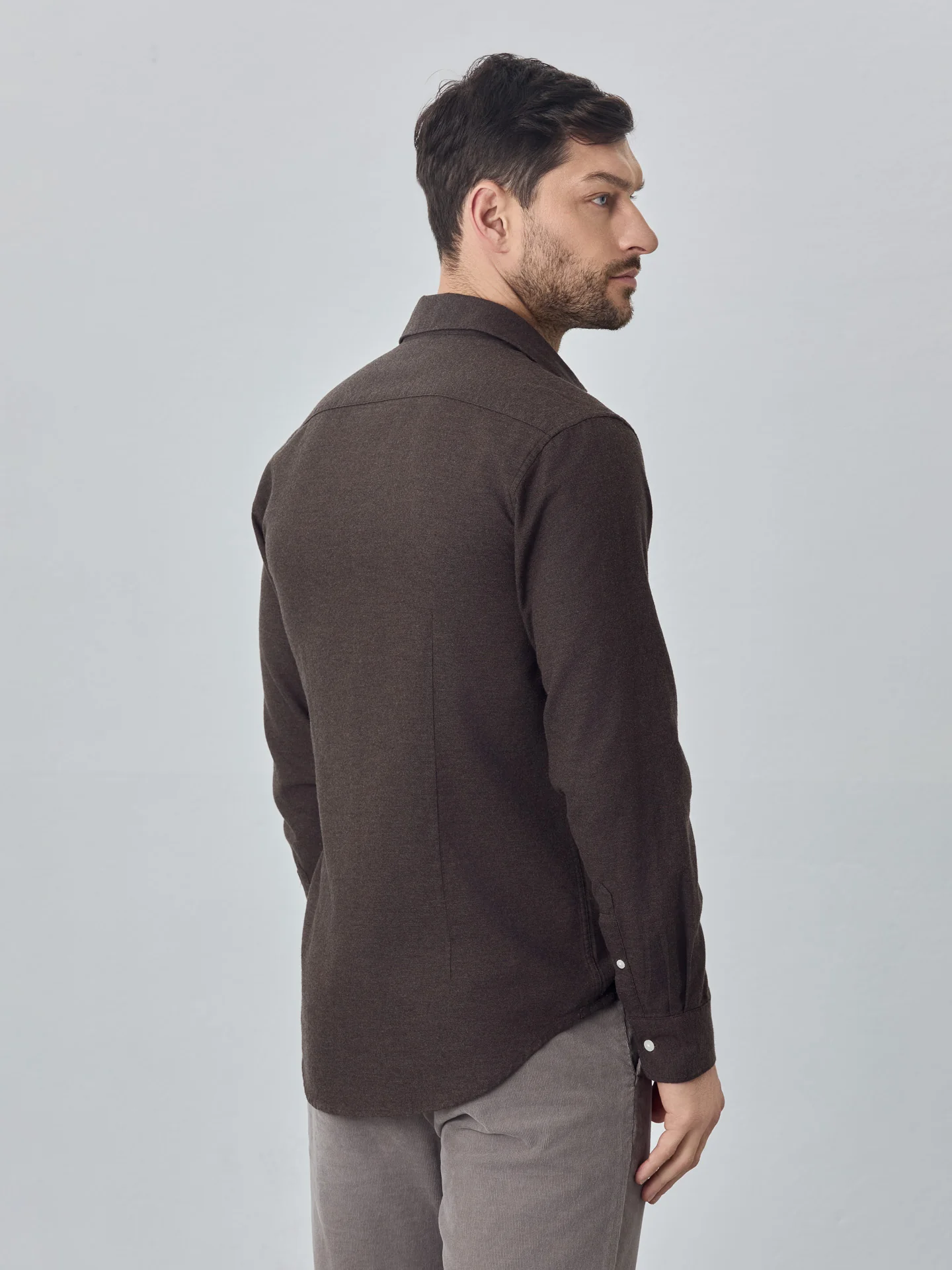 Soft Flannel mélange shirt - Image 4