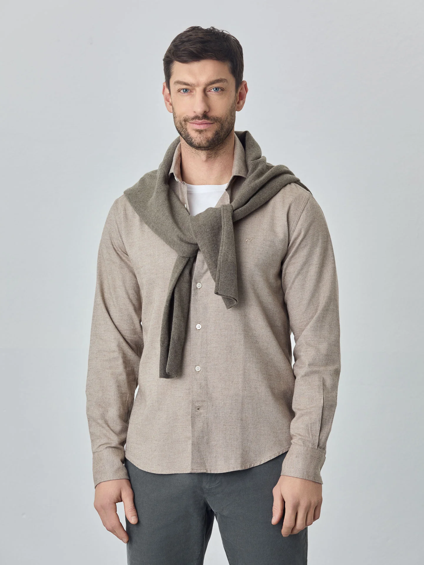 Soft Flannel mélange shirt - Image 6