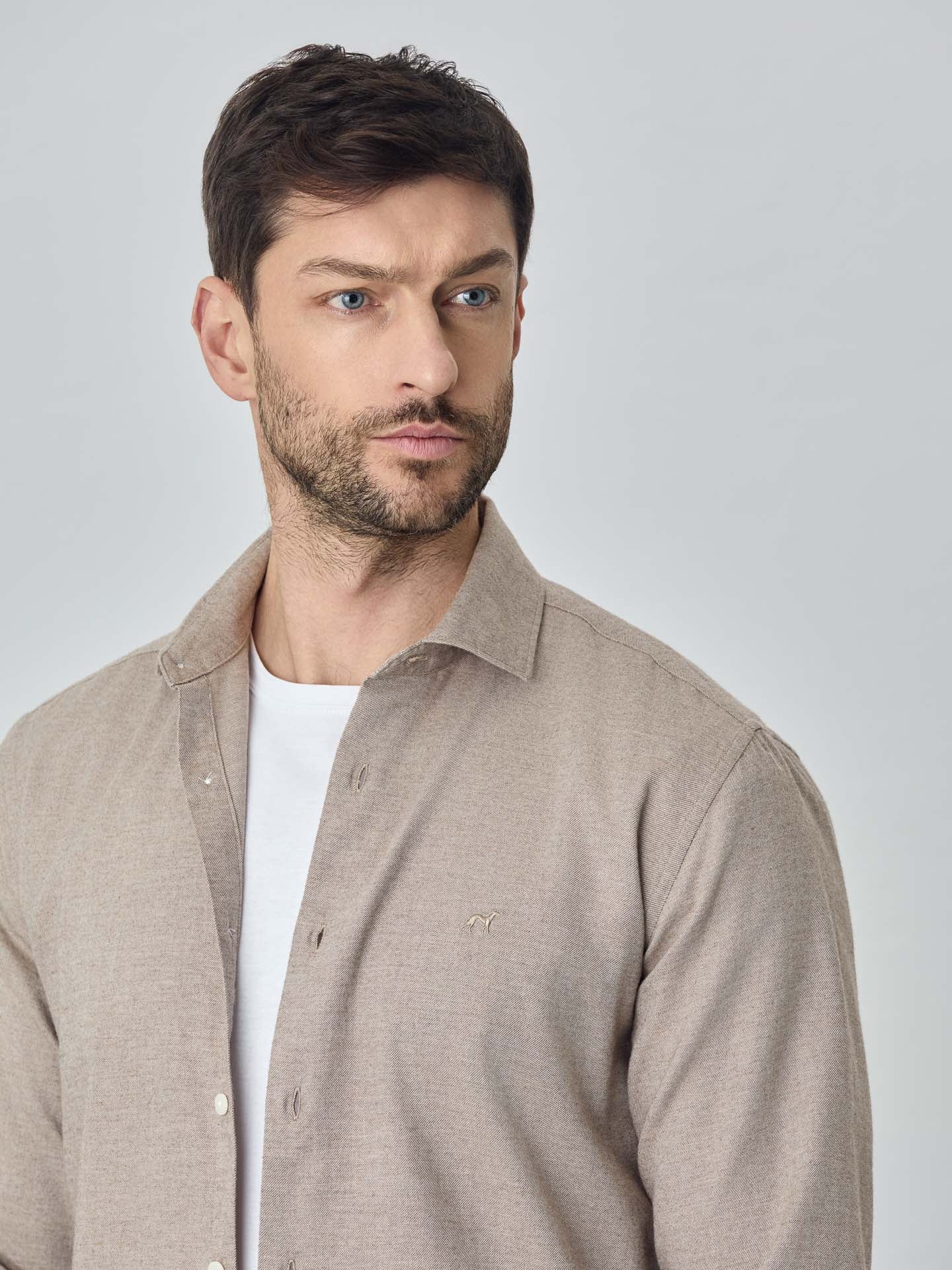 Soft Flannel mélange shirt - Image 8