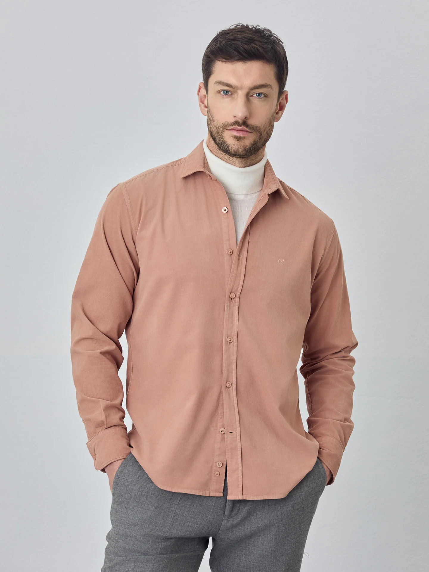 Soft Needledcord Garment dye shirt - Image 14
