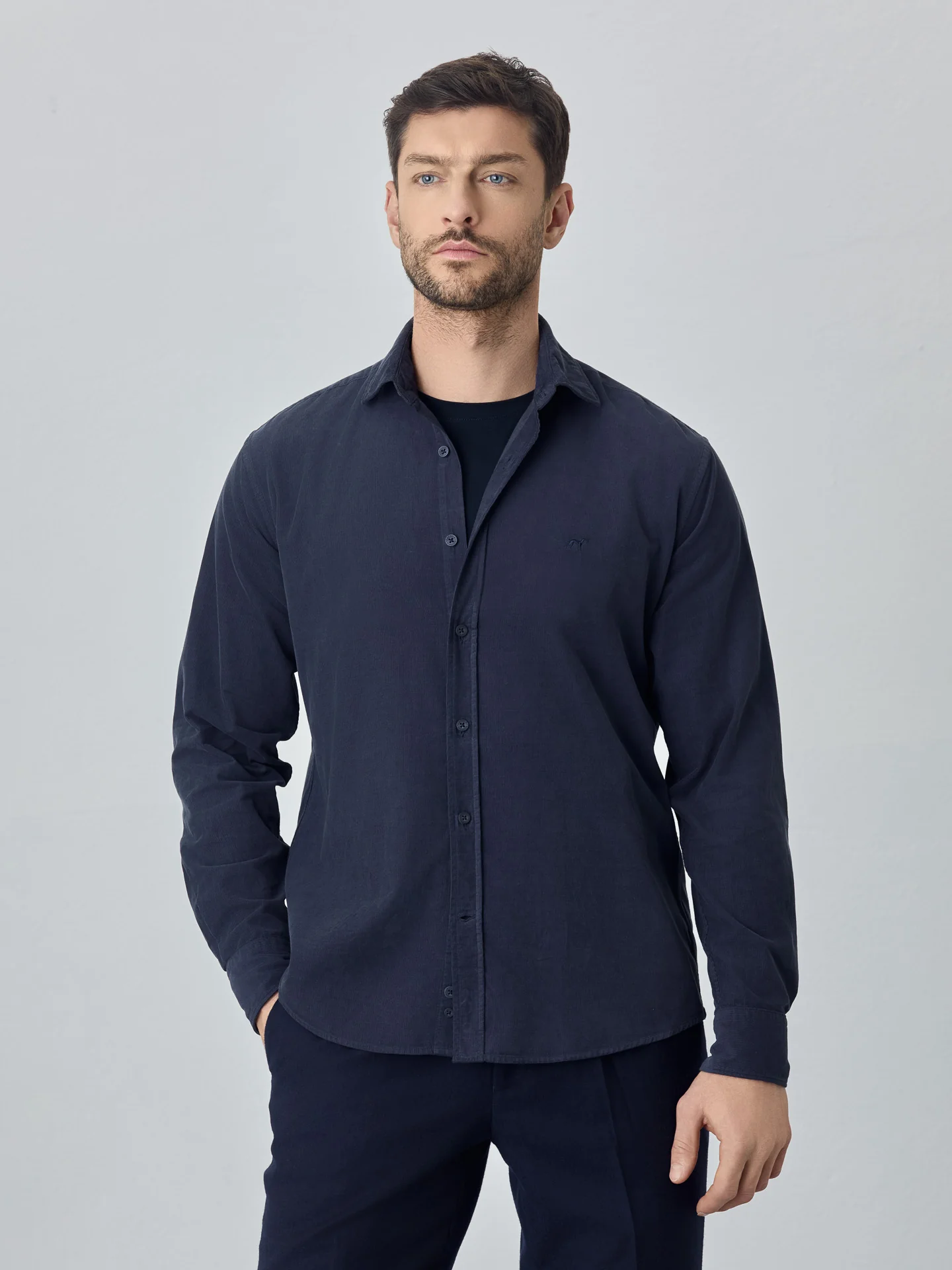 Soft Needledcord Garment dye shirt - Image 4