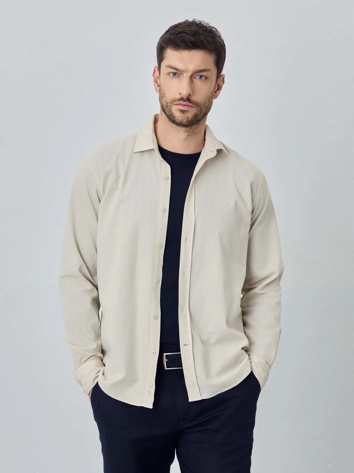 Soft Needledcord Garment dye shirt - Image 8