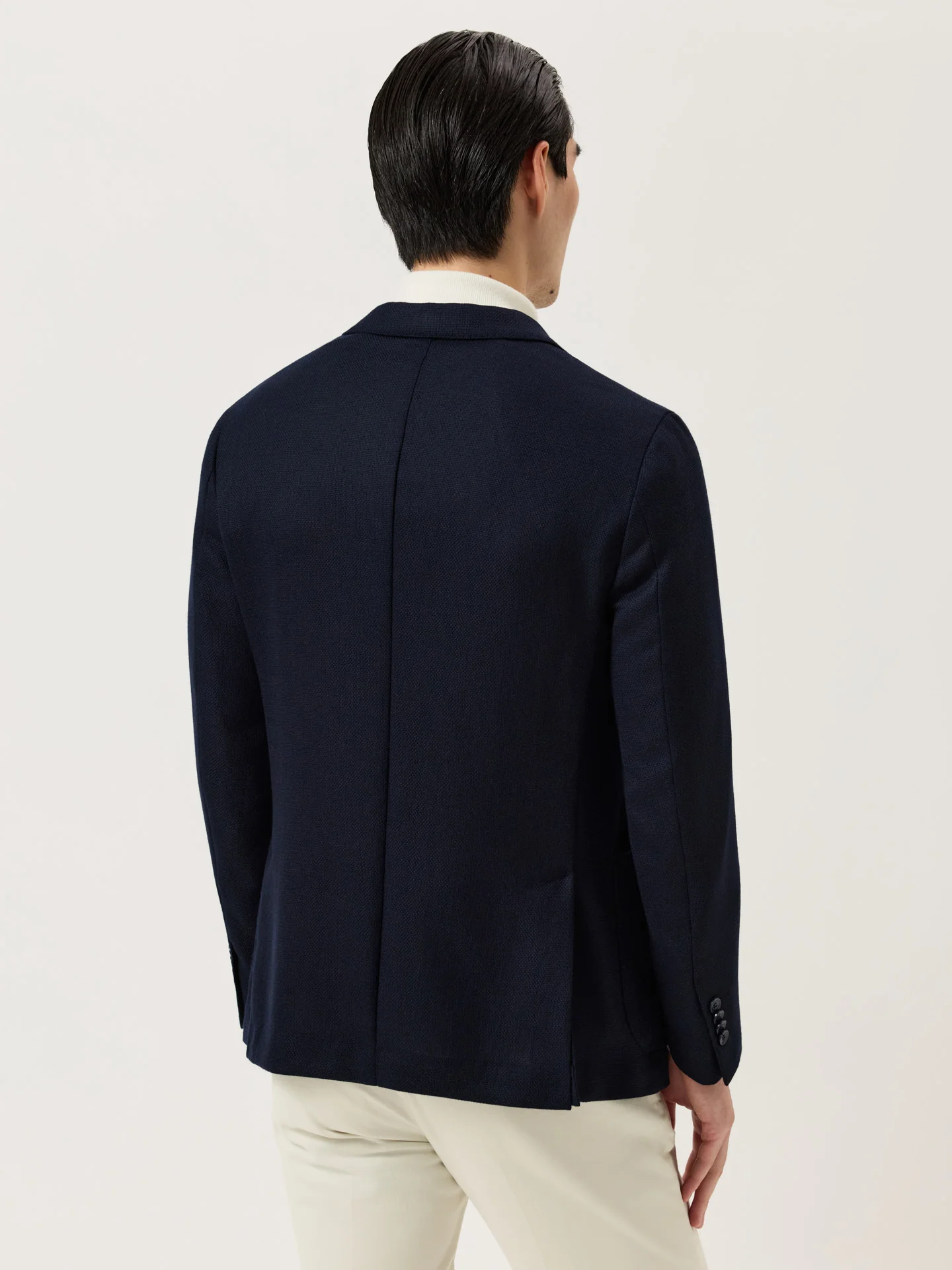 Structured Wool Blazer With Patch Pockets - Image 3